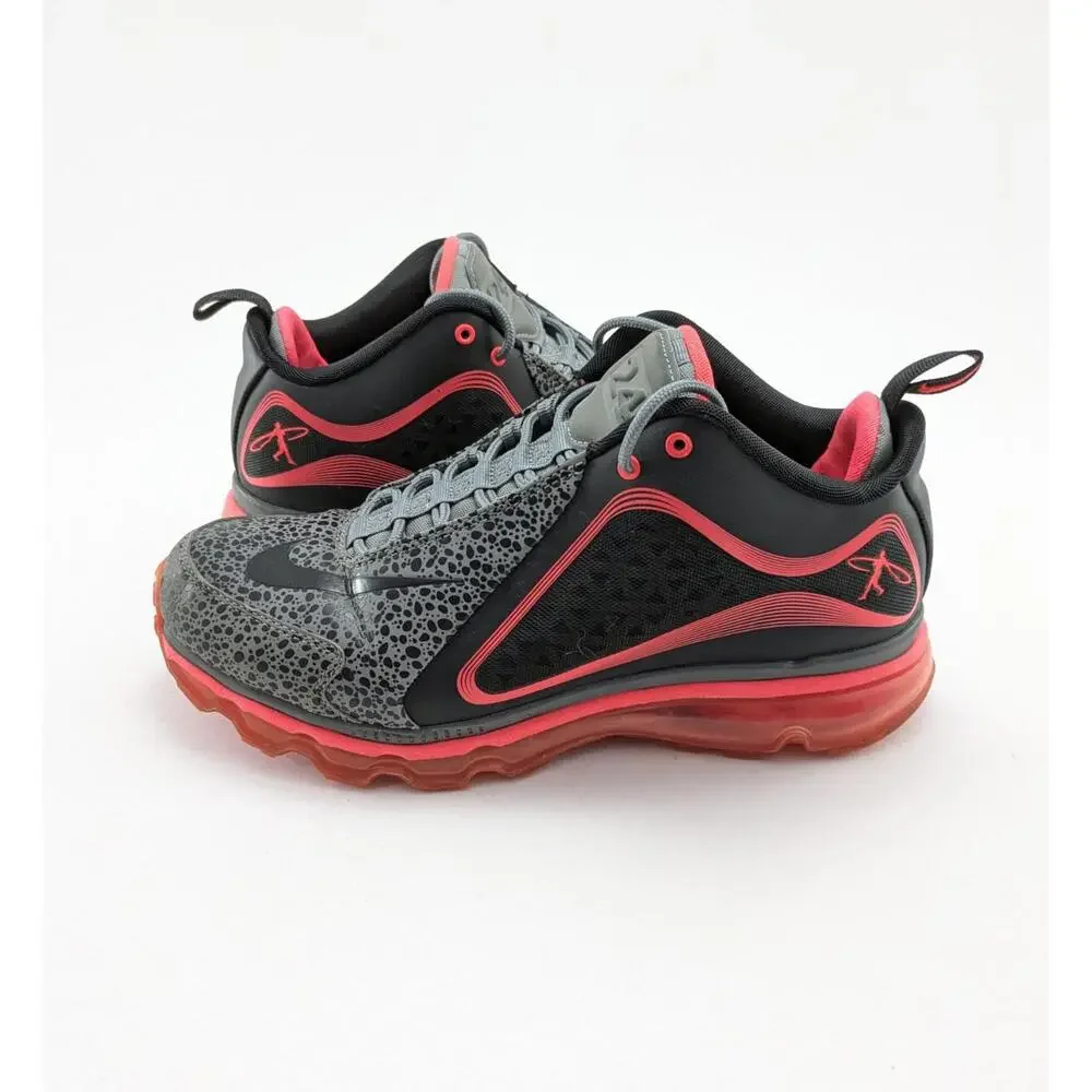 Vintage Mens‎ Nike Air Max Griffey 2013 Gray Black Pink Shoes 538408-006 Size 9